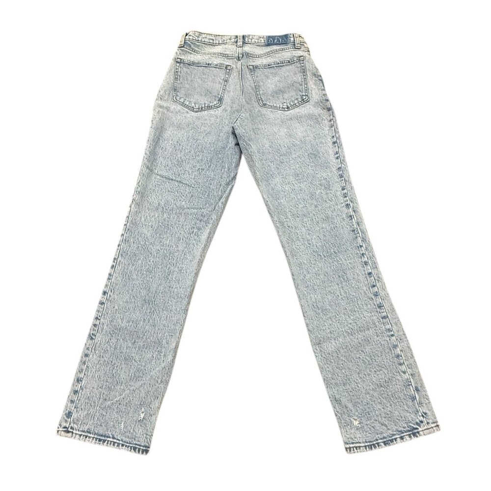 Vintage Abercrombie & Fitch Y2K Blue Denim Jeans Mens 28x31 High Rise Straight - Picture 8 of 8